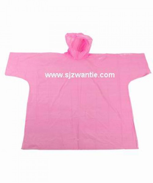 PE Rain Poncho With Sleeve